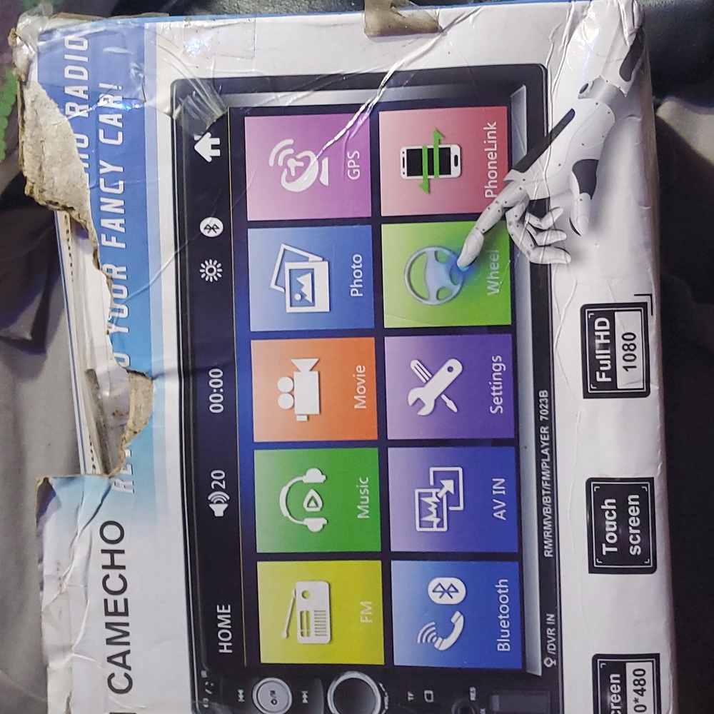 Camecho touchscreen car radio